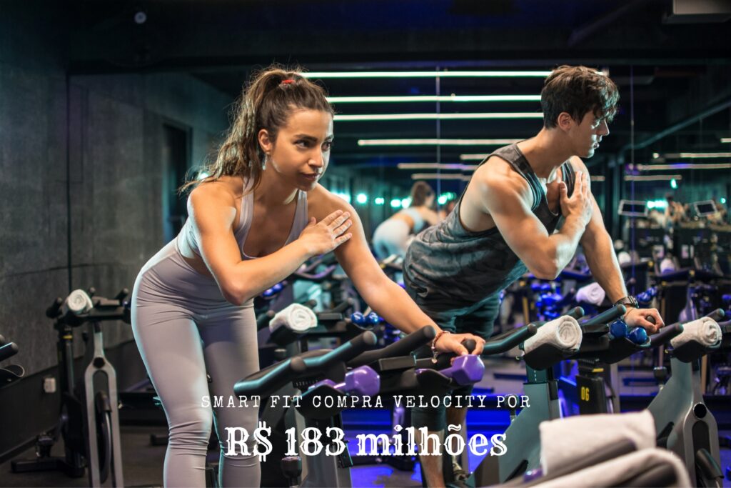 Smart Fit compra a Velocity por R$ 183 milhões, expandindo seu portfólio de studios boutique e fortalecendo sua liderança no mercado fitness.