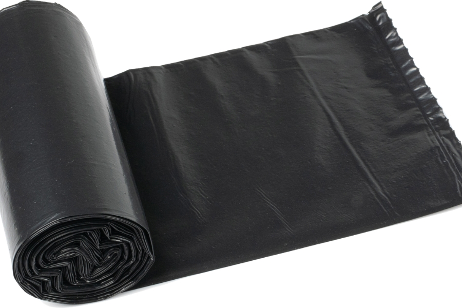 saco de lixo preto
